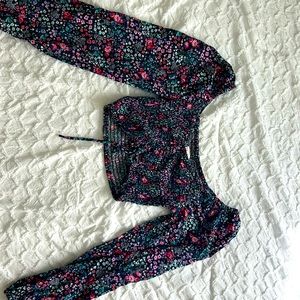 Floral crop top from Aeropastal